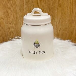 Rare Dunn Witch's Brew Small Canister Halloween